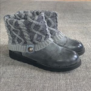 Gray MukLuks Booties